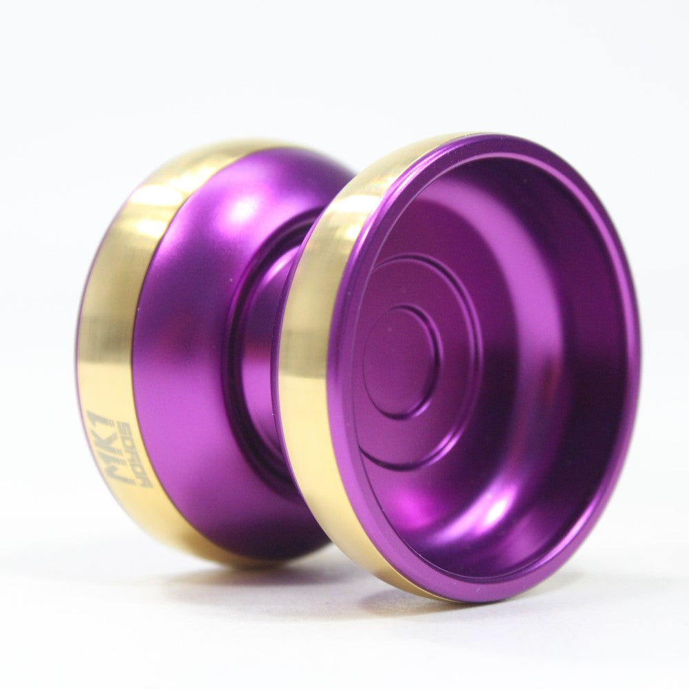 MK1 Spyglass Yo-Yo - Finger Spin Cup - Mid-sized Bi-Metal Organic YoYo — view 6