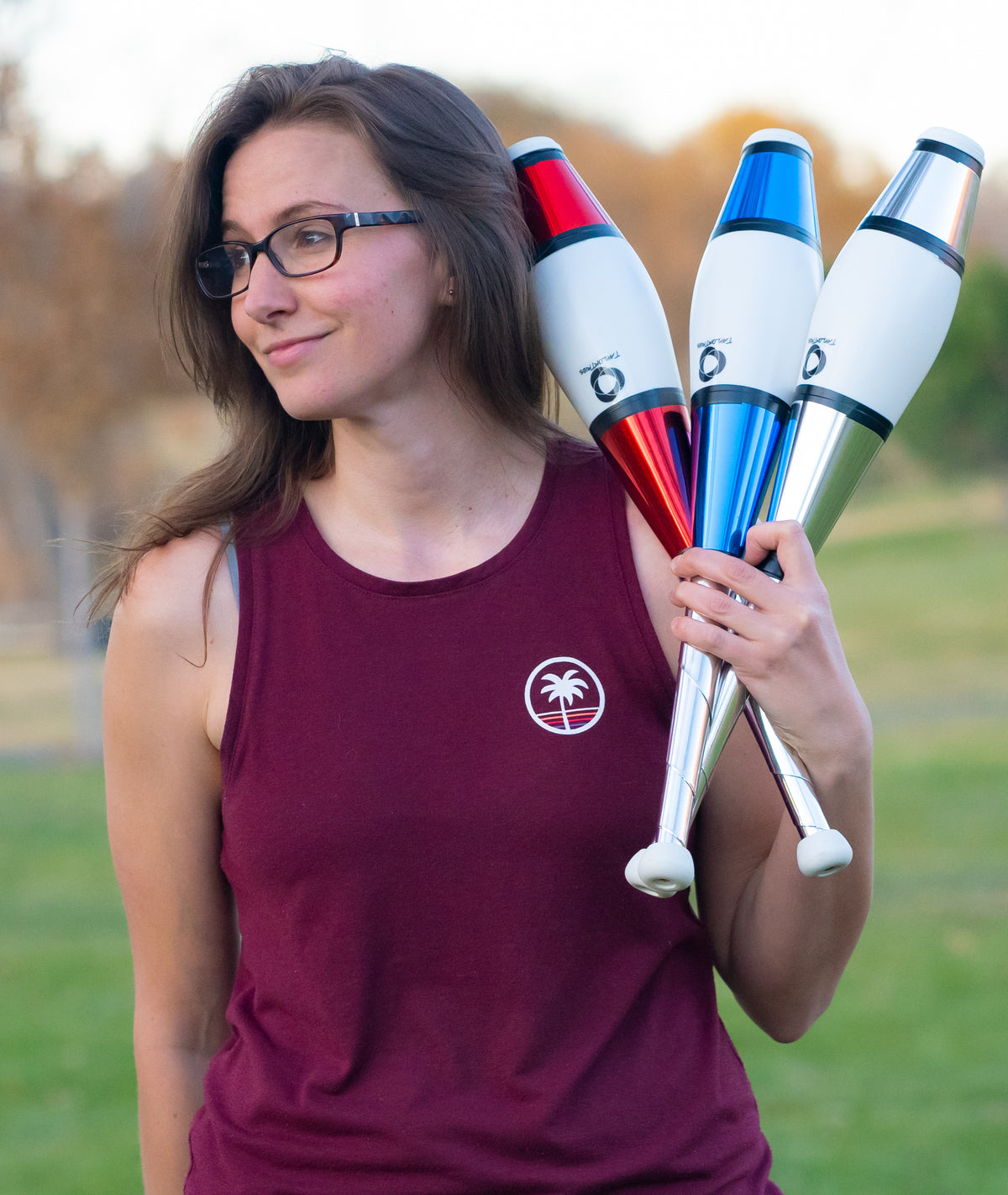 Taylor Tries Signature Juggling Club Set with Drawstring Bag - Set of 3 — view 8