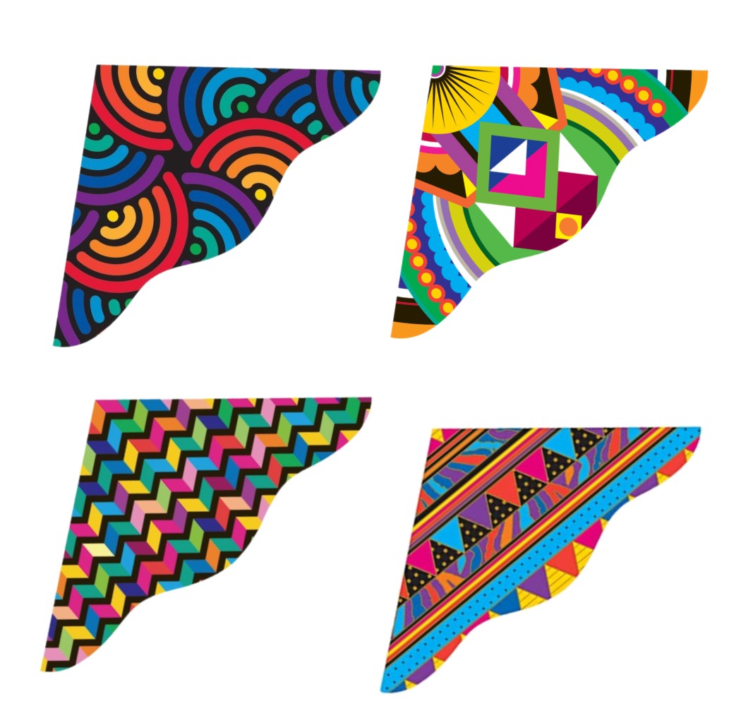 WindNSun Wind Delta Kite - 48" Kite - Tails, Handle, Line Included - YoYoSam