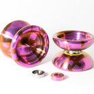Lathed Back Design Lagrange Yo-Yo - Competition / Looper Mini Titanium YoYo with Delrin Rims — view 5