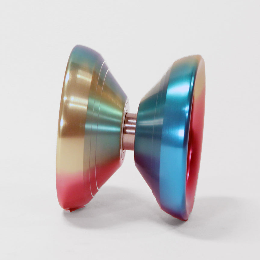 Zeekio Prism II, Rainbow Anodized Aluminum Yo-Yo - High Performance - YoYoSam