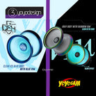 C3yoyodesign Digamma Crash Yo-Yo - Polycarbonate with Stainless Steel Rim YoYo