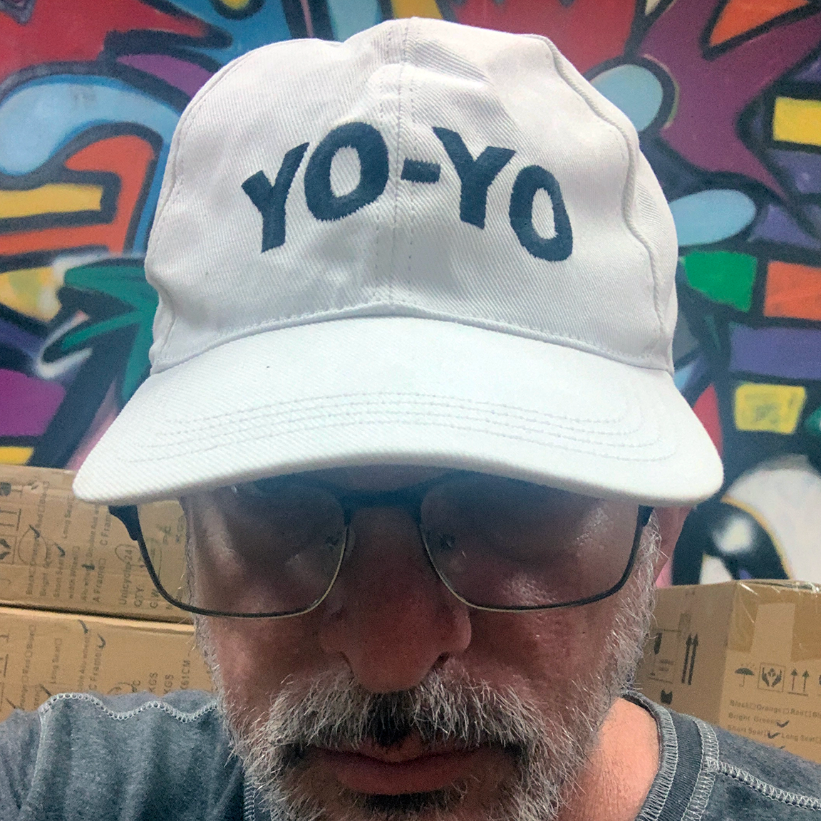 Yo-Yo baseball Cap - One size fits all Hat in Black — view 3