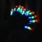 LED Light Up Gloves - 6 Function Light Effects - 1 Pair — view 2