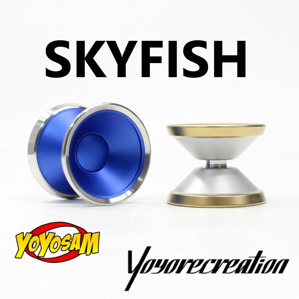 Yoyorecreation Skyfish Yo-Yo - Bi-Metal - Ryuichi Nakamura Signature YoYo — view 3