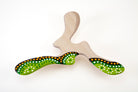Wallaby Boomerang, Yallingup, Three Wing Birch, Hand Crafted, Digitally Printed and Signed, Right Handed - YoYoSam
