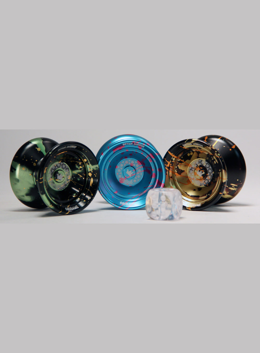 Duncan Origami Aluminum Yo-Yo with Dice Counterweight Signature Model of Bryan Jardin - YoYoSam