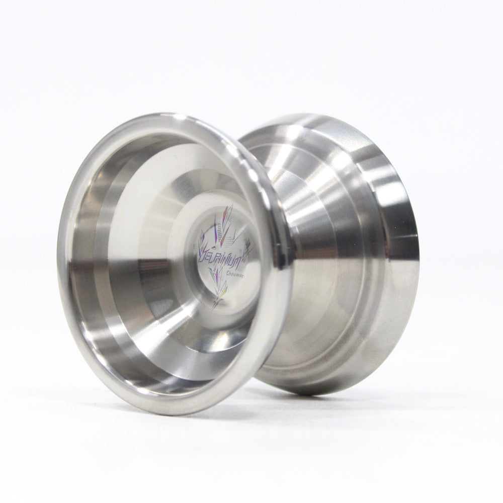 C3yoyodesign Delphinium Yo-Yo - Mono-Metal Titanium YoYo — view 2