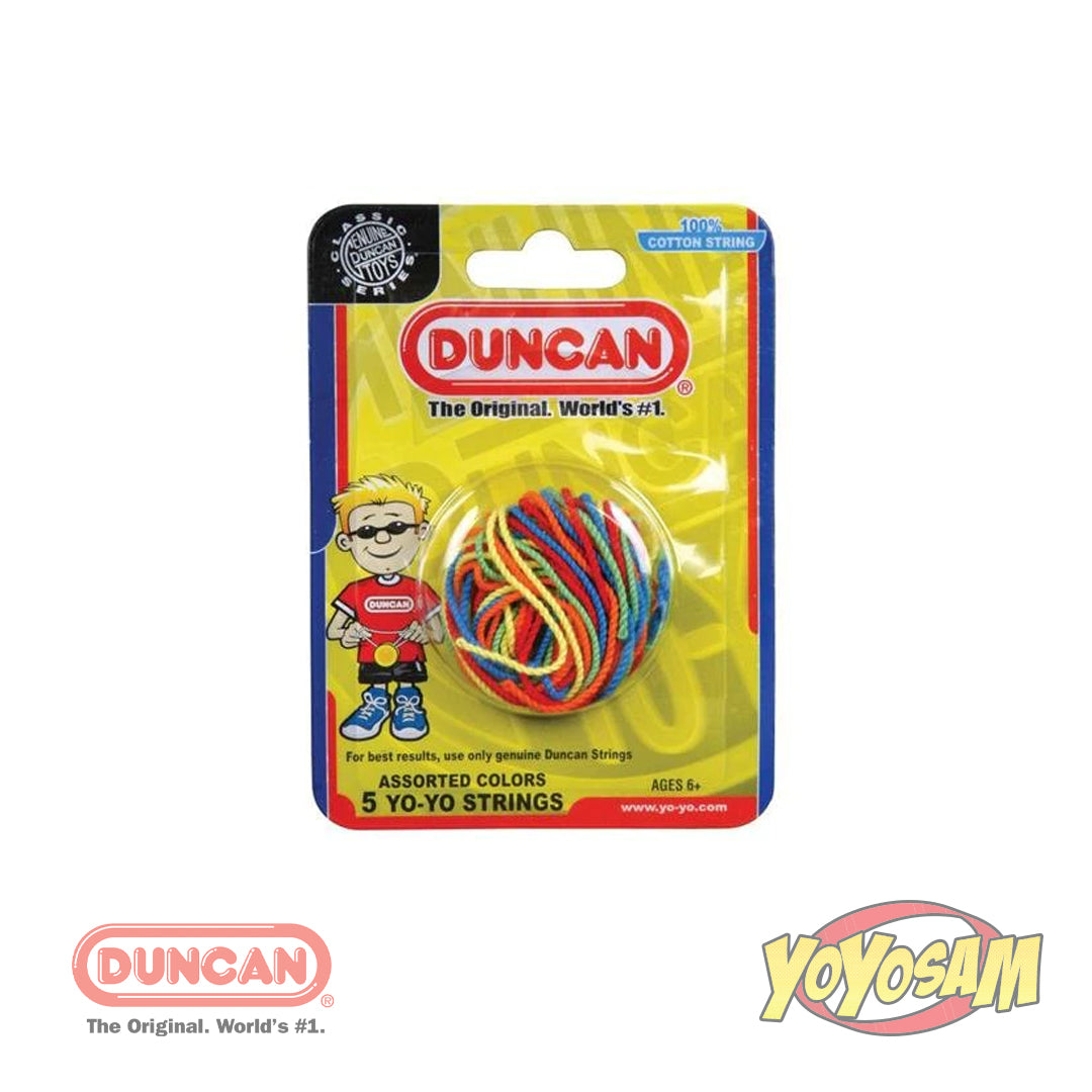 Duncan Yo Yo String, Multi Color (5-Pack)