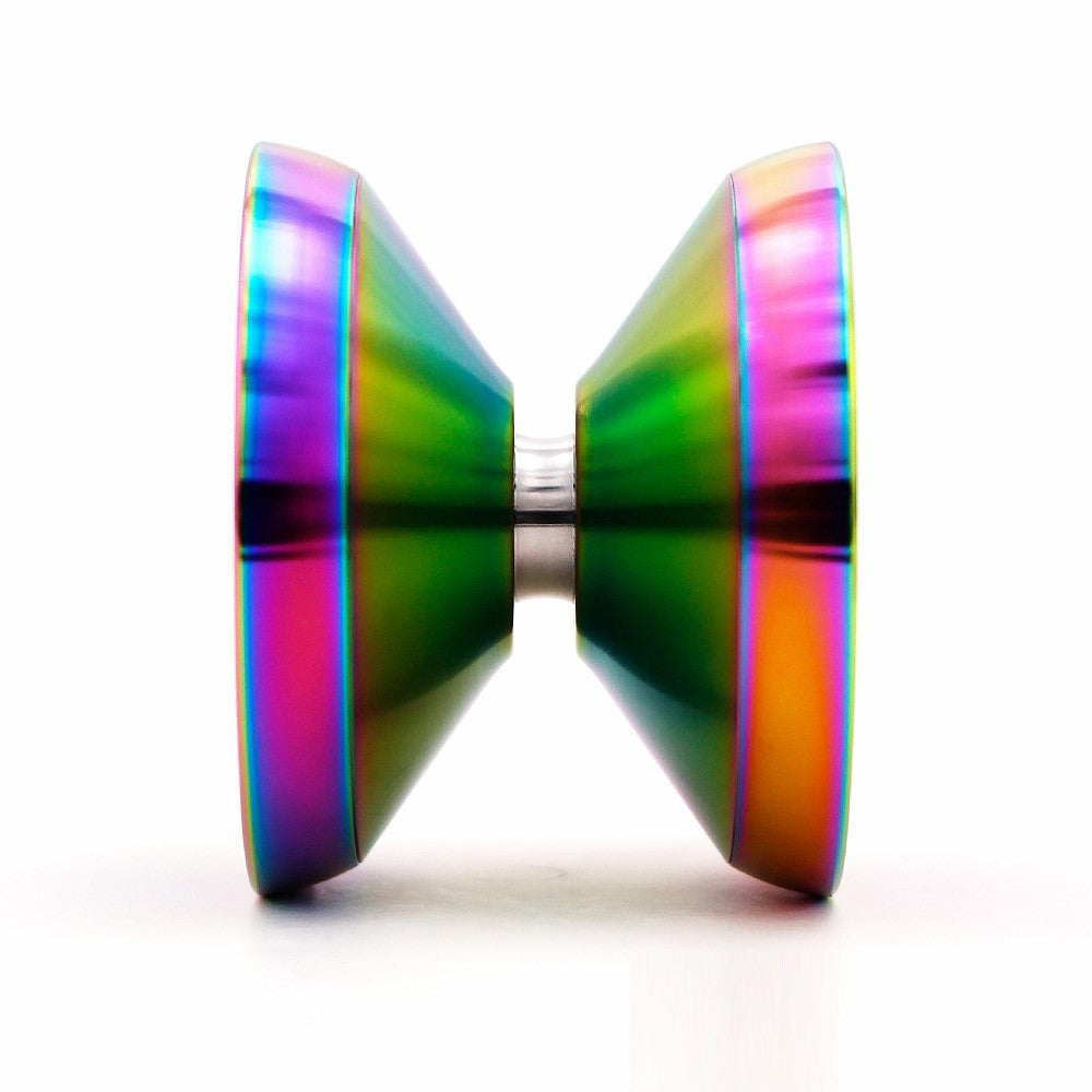 yoyofriends TISS Hummingbird Yo-Yo - Titanium with Stainless Steel Ring - Bi-Metal YoYo — view 3