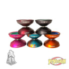 YoYoFactory Czech Point Pivot Yo-Yo- POM Fingerspin Cap- Metal YoYo