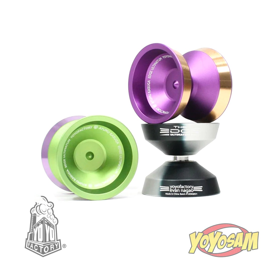 YoYoFactory Edge Ultimatum Yo-Yo - Wider Size -Lighter Weight! - Evan Nagao Signature YoYo