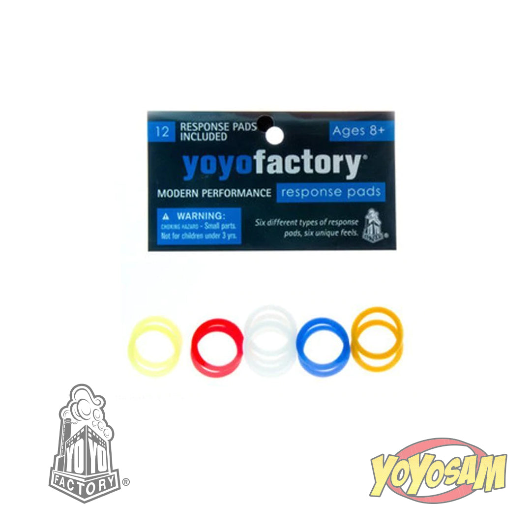 YoYoFactory Pro Pad Pack - Response Pads -Large, Slim Assorted Pads - 12pk