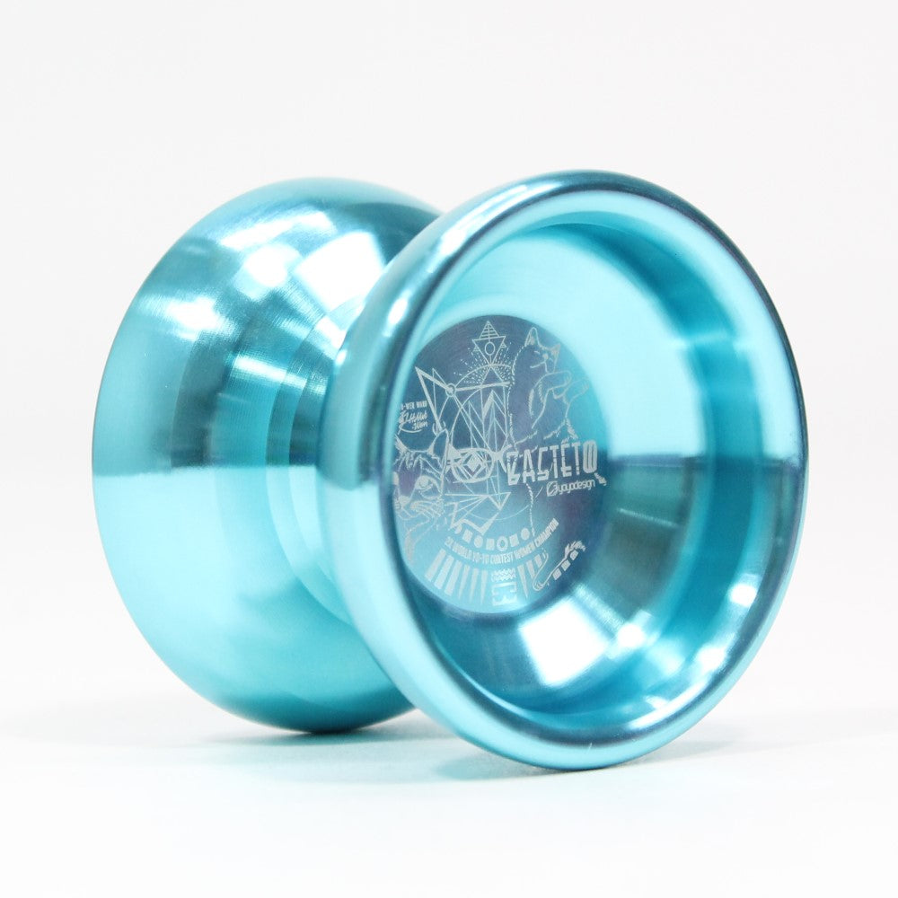 C3yoyodesign Bastet 2 Yo-Yo - Organic Shaped Metal YoYo — view 4