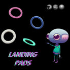RSO Landing Pads -Yo-Yo Response Pad - 1 Pair - CLYW, D Size, 19mm - Many Styles! by Round Spinning Objects - YoYoSam