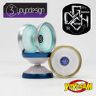 C3yoyodesign Digamma Crash Yo-Yo - Polycarbonate with Stainless Steel Rim YoYo — view 2