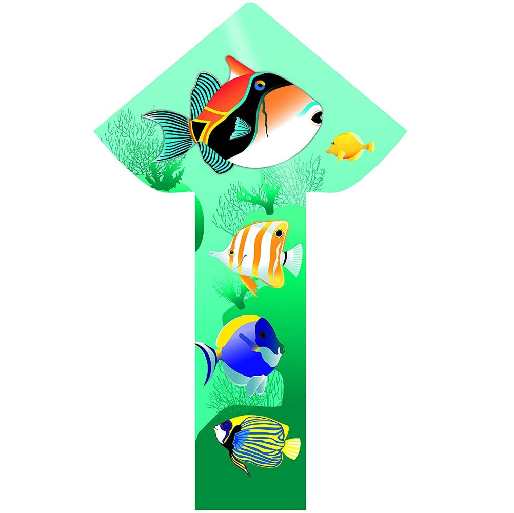 WindNSun Breezyfliers 42" Kite - Tails, Handle, Line Included - YoYoSam