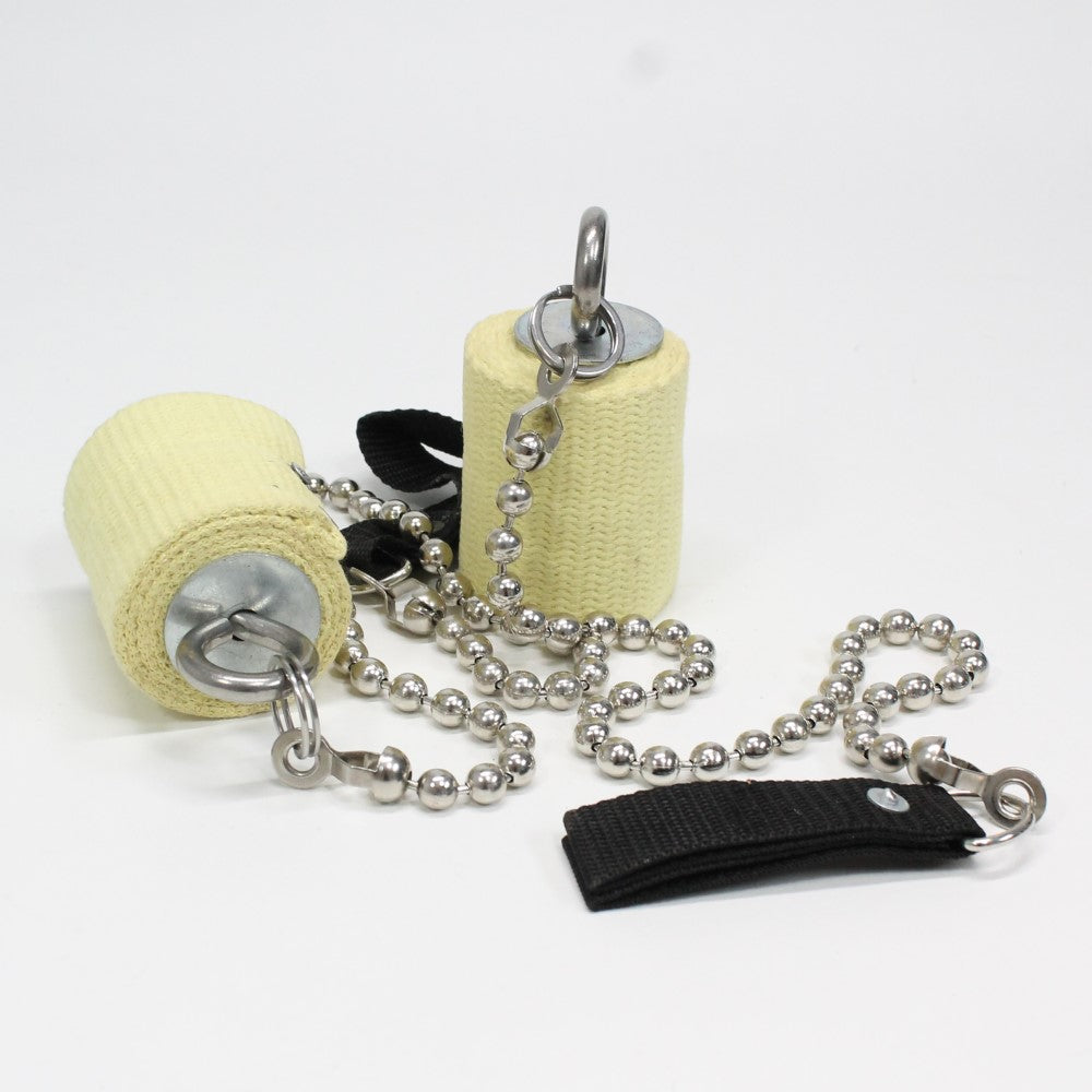Zeekio Beefy Fire Poi- Adjustable ball chain - Full Meter of 70mm Kevlar — view 3
