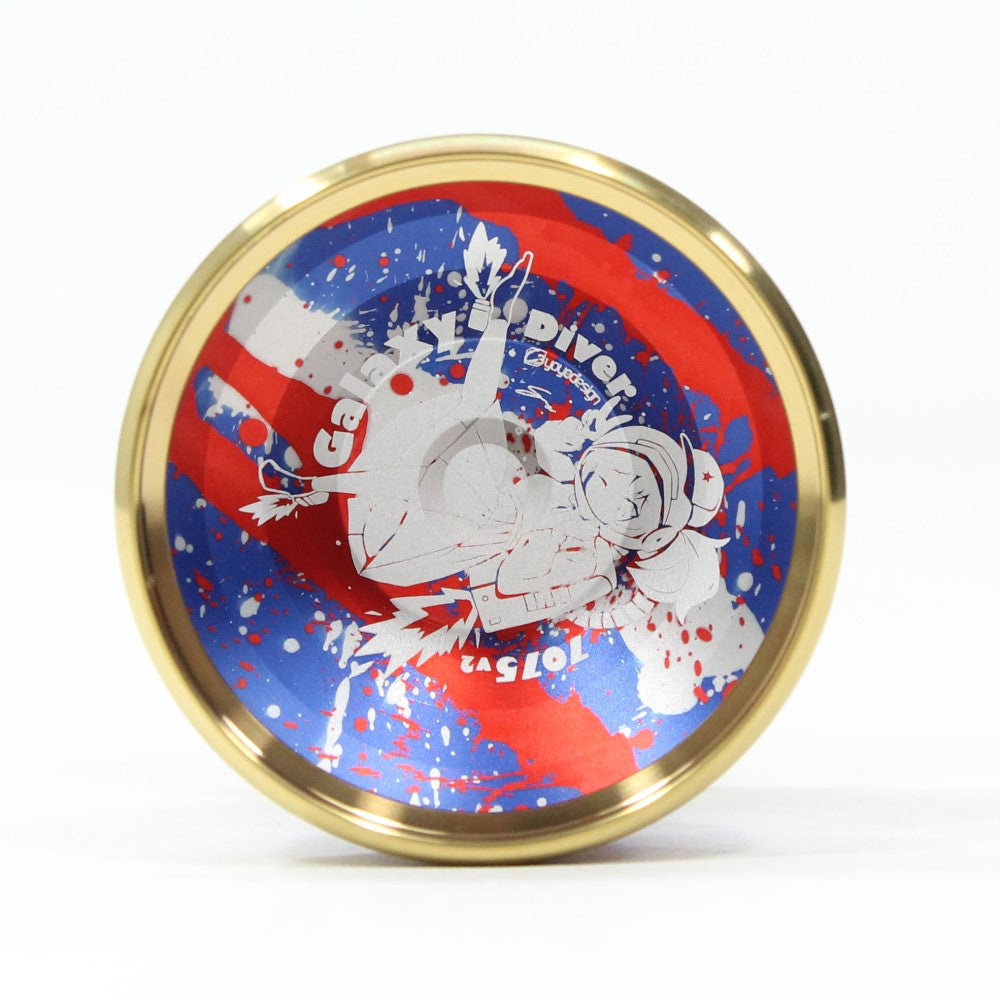 C3yoyodesign Galaxy Diver 7075 V2 Yo-Yo - Bi-Metal YoYo — view 5