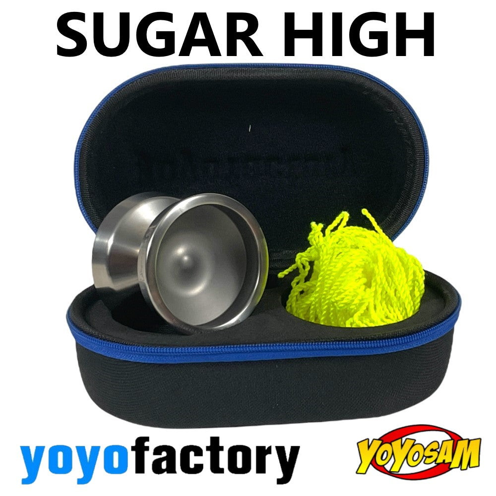 YoYoFactory Sugar High Yo-Yo - Full Sized Titanium - Shu Takada Signature YoYo — view 2