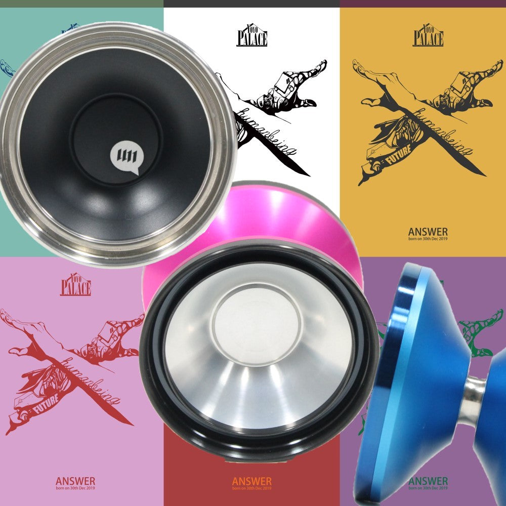YoYo Palace Answer Yo-Yo - Double Rings Design Bi-Metal YoYo - YoYoSam