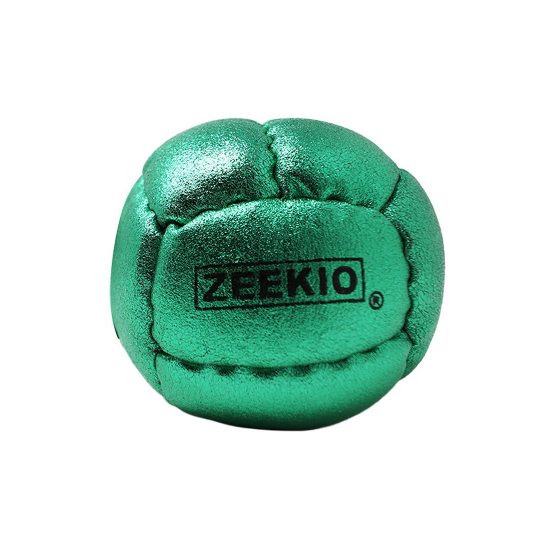 Zeekio Galaxy Juggling Ball - Metallic Series - Premium 12 Panel Leather Ball, 130g, 67mm - (1) Single Ball — view 2