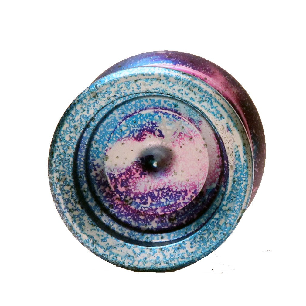 Zeekio Anarchist Yo-Yo - Rainbow Anodized and Colored Acid Wash Finish - YoYoSam