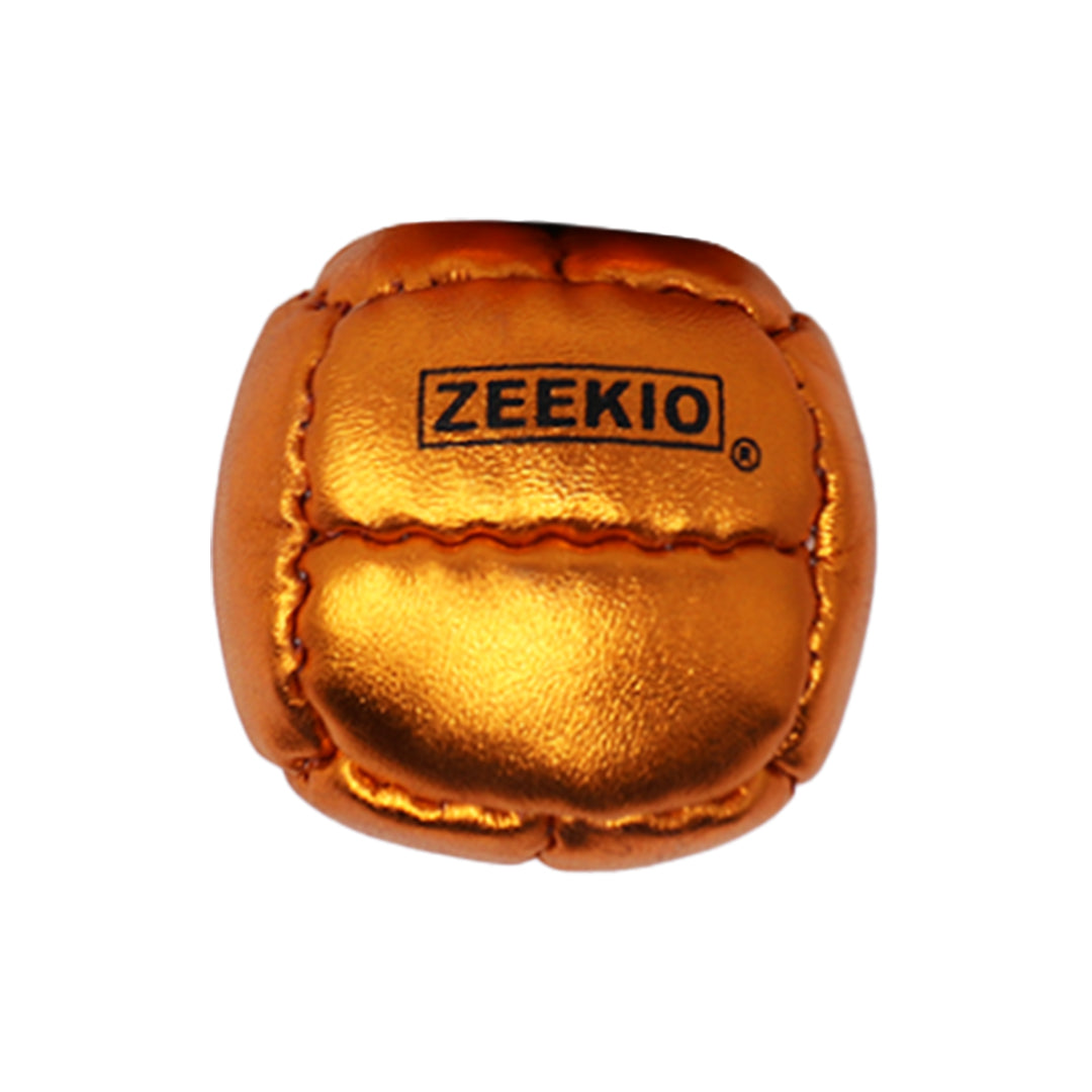 Zeekio Galaxy Juggling Ball - Metallic Series - Premium 12 Panel Leather Ball, 130g, 67mm - (1) Single Ball — view 3