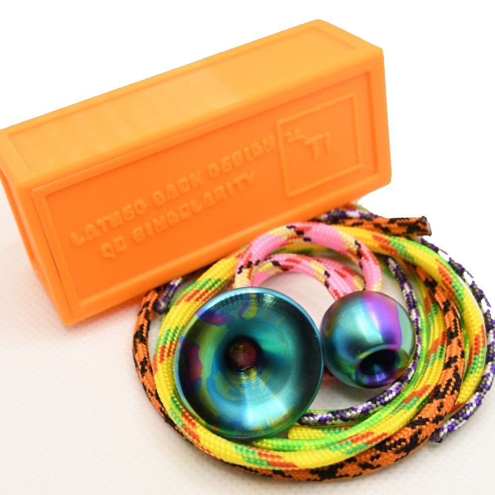 Lathed Back Design Quantum Colliders Singularity Begleri - Titanium Edition - Skill Toy — view 3
