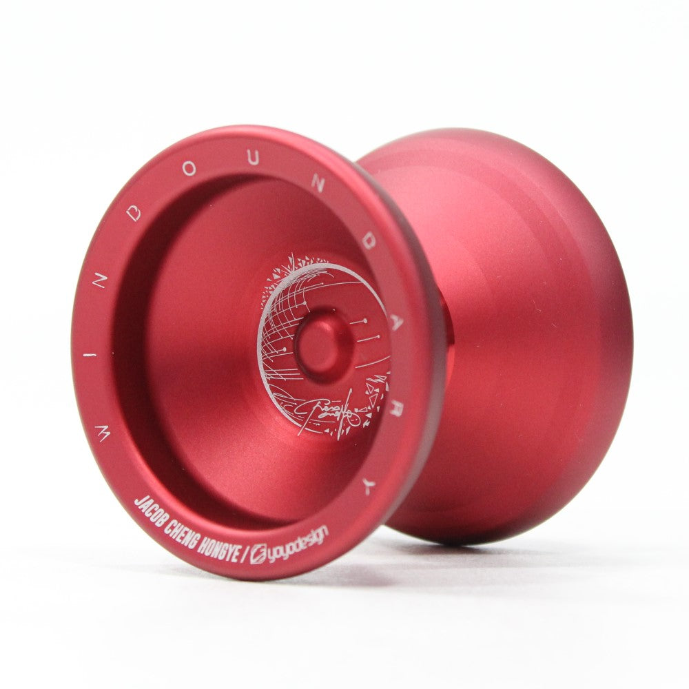 C3yoyodesign Windoundary 2022 Yo-Yo - Wide Body Mono-Metal - Jacob Cheng Hongye Signature YoYo — view 2