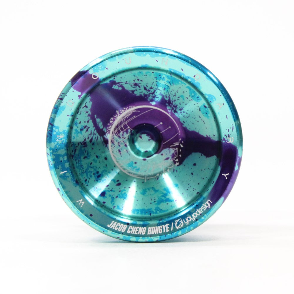 C3yoyodesign Windoundary 2022 Yo-Yo - Wide Body Mono-Metal - Jacob Cheng Hongye Signature YoYo — view 8