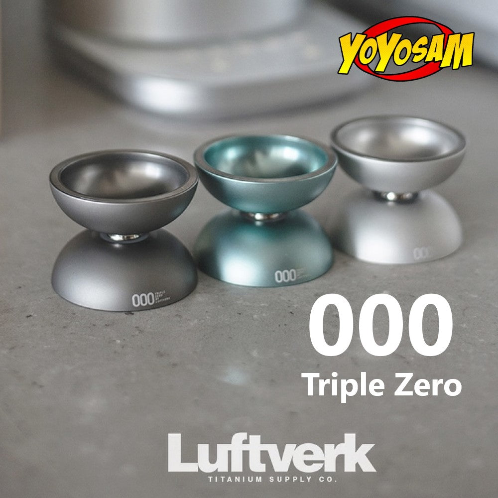 Luftverk 000 "Triple Zero" Ti 7068 Yo-Yo - Bi-Metal Organic YoYo