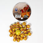 Mega Themed Marbles by Glasfirma - 24 Player Marbles (9/16'') - 1 Shooter (7/8'') - YoYoSam