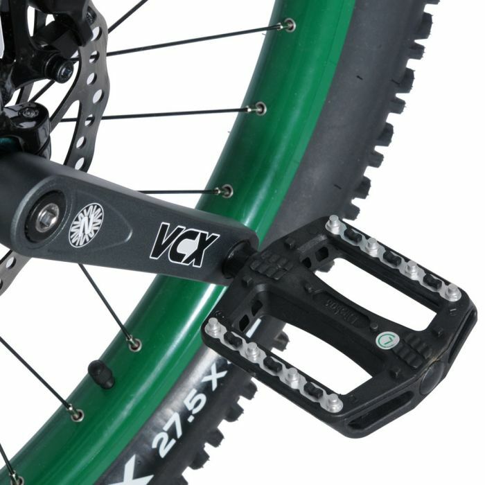 Nimbus 27.5" Oracle Unicycle - Mountain - Green Rim, Black Frame — view 2